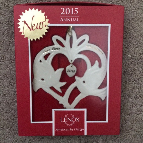 Lenox Other - Lenox Our First Christmas 2015 Ornament